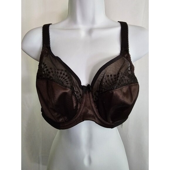 Goddess Bra Women's Black Underwire Style GD6020BLK Size 38DDD - Picture 1 of 9
